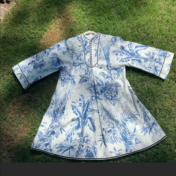 Tuckernuck new Safari Animal Toile Dress - Picture 5 of 14